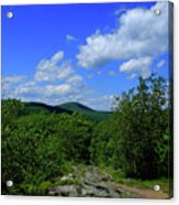 Heading Bear Mountain Connecticut On The Appalachian Trail Acrylic Print