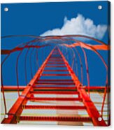 Heaven\'s Ladder To Your Cloud. Acrylic Print