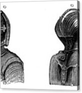 Helmets, 13th And 15th Centuries, 1870 Acrylic Print