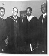 Henry M. Michaux Jr. With Faculty Acrylic Print