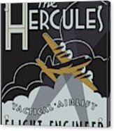 Herk Deco - Flight Engineer Edition Acrylic Print