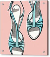 High-heeled Sandals Acrylic Print