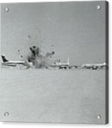 Hijackers Destroying Airplanes Acrylic Print