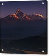 Himalayan Panorama, Annapurna Massif Acrylic Print
