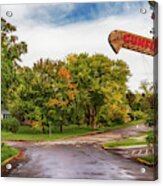 Historic Gunflint Trail Welcome Signs Acrylic Print