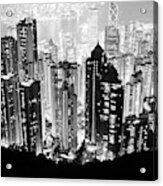 Hong Kong Nightscape Acrylic Print