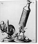 Hookes Microscope Acrylic Print
