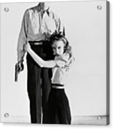 Humphrey Bogart And Ida Lupino In High Sierra -1941-. Acrylic Print