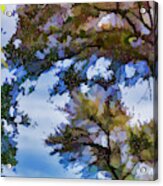 Impression Of Early Fall Leaves Acrylic Print