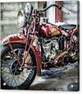 Indian Motorcycle Acrylic Print