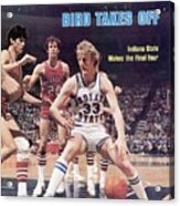 Indiana State Larry Bird, 1979 Ncaa Midwest Regional Sports Illustrated Cover Acrylic Print
