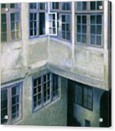 Interior Of Courtyard, Strandgade 30 - Digital Remastered Edition Acrylic Print