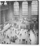 Interior View Of Grand Central Station Acrylic Print