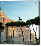 Italy, Latium, Roma District, Rome, Vittorio Emanuele Monument, Altare Della Patria Acrylic Print