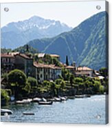 Italy, Lombardy, Lake Como, Ossuccio Acrylic Print