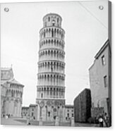 Italy, Tuscany, Pisa, Leaning Tower Of Acrylic Print