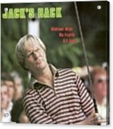 Jack Nicklaus, 1980 Us Open Sports Illustrated Cover Acrylic Print