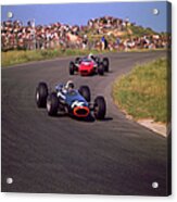 Jackie Stewart In A Brm, At The Dutch Acrylic Print