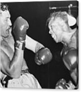James Parker Blocking Archie Moore Punch Acrylic Print