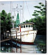 Jax Shrimp Boat Acrylic Print