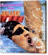 Jeff Float, 1984 Us Olympic Swimming Trials Sports Illustrated Cover Acrylic Print