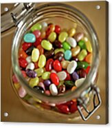 Jelly Beans In A Jar Acrylic Print