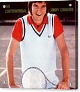 Jimmy Connors, Tennis Sports Illustrated Cover Acrylic Print
