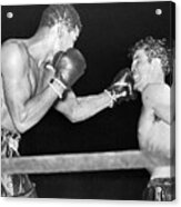 Joe Louis Boxing With Billy Conn Acrylic Print