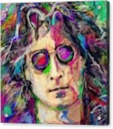 John Lennon Dreamer... Acrylic Print