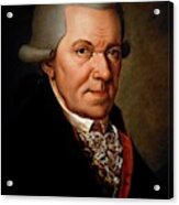 John Michael Haydn, Austrian Composer And Younger Brother Of Franz Joseph Haydn, Oil On Canvas, ... Acrylic Print