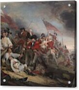 John Trumbull - The Battle Of Bunkers Hill, June 17, 1775 1786 Acrylic Print