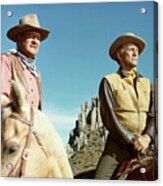 John Wayne And Kirk Douglas In The War Acrylic Print