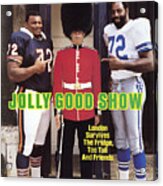 Jolly Good Show London Survives The Fridge, Too Tall And Sports Illustrated Cover Acrylic Print