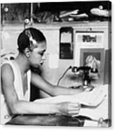 Josephine Baker Working At Her Own Bar Acrylic Print