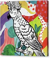 Jungle Cockatoo Acrylic Print
