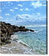 Just Beachy Acrylic Print