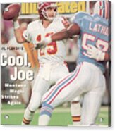 Kansas City Chiefs Qb Joe Montana, 1994 Afc Championship Sports Illustrated Cover Acrylic Print