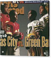 Kansas City Chiefs Vs Green Bay Packers, 1996 Nfl Football Sports Illustrated Cover Acrylic Print
