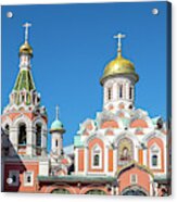 Kazan Cathedral, Moscow Acrylic Print
