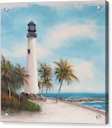 Key Biscayne Lighthouse Acrylic Print