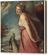Lady Hamilton As A Bacchante By George Acrylic Print