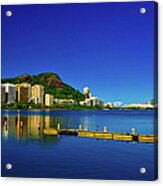 Lagoa Rodrigo De Freitas,rio De Janeiro Acrylic Print