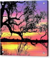 Lake Bonney Sunset Acrylic Print