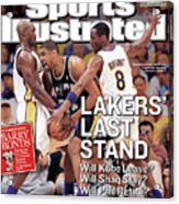 Lakers Last Stand Will Kobe Leave Whill Shaq Stay Will Phil Sports Illustrated Cover Acrylic Print