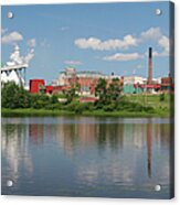 Large Pulp And Paper Industry Acrylic Print