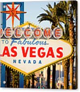 Las Vegas Sign Acrylic Print