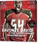 Lavonte David The Art And Math Of Tackling, 2015 Nfl Sports Illustrated Cover Acrylic Print