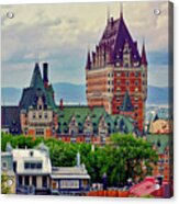 Le Chateau Frontenac Acrylic Print