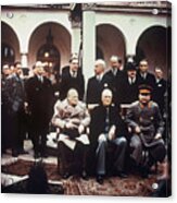 Leaders At Yalta Conference Acrylic Print