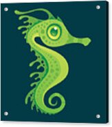 Leafy Sea Dragon Seahorse Acrylic Print